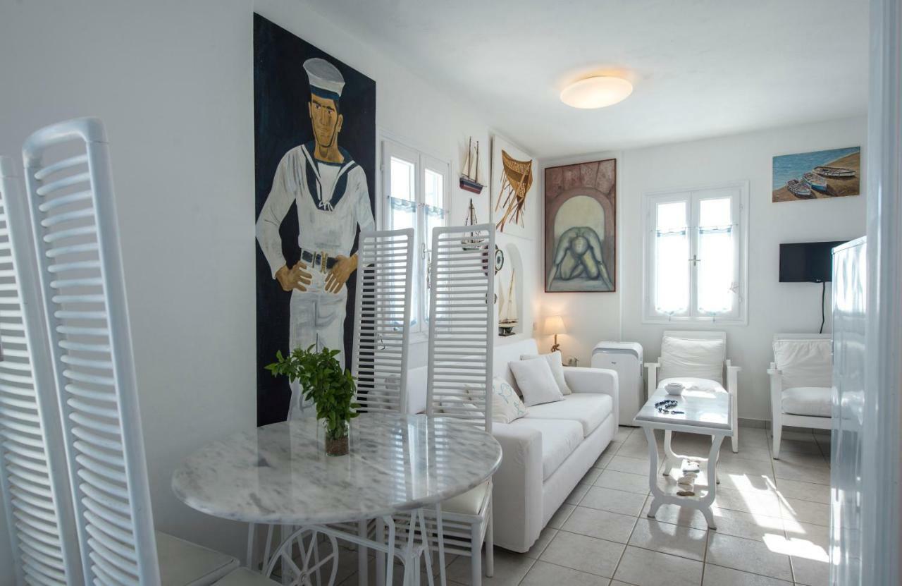 Aiolos Home With Private Veranda And Amazing Sea Views, Paros Piso Livadi Exterior foto